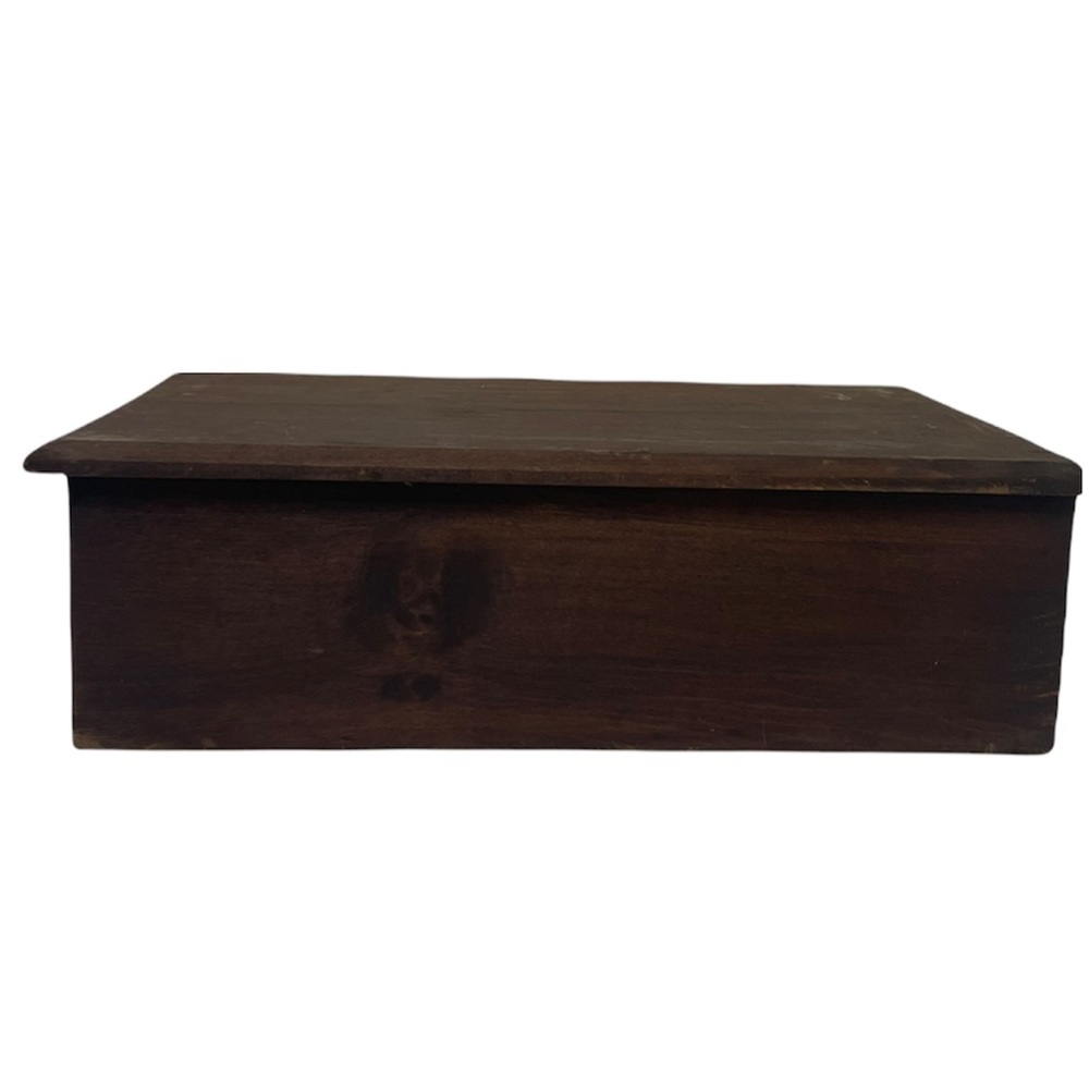 Vintage 1800’s Wood Box Drawer Antique Primitive Rustic French Cottage Farmhouse - Picture 8 of 11
